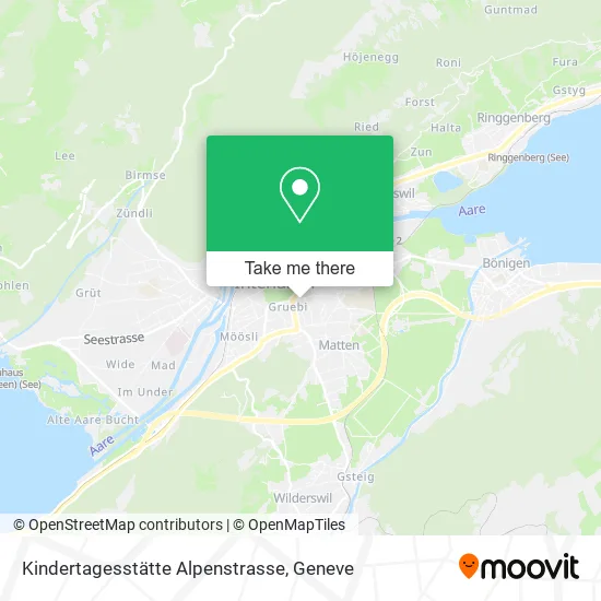 Kindertagesstätte Alpenstrasse plan