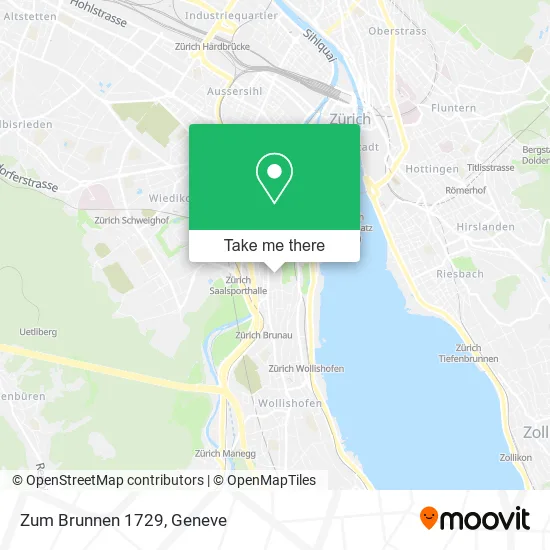 Zum Brunnen 1729 map