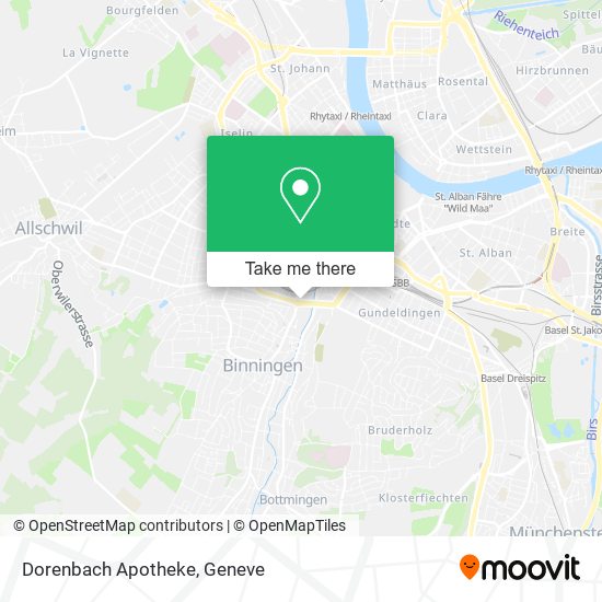Dorenbach Apotheke map