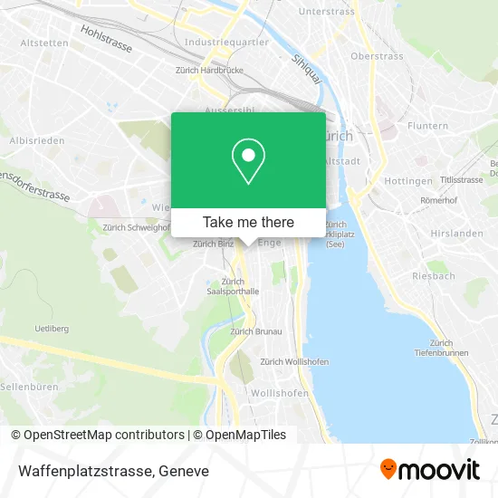 Waffenplatzstrasse map