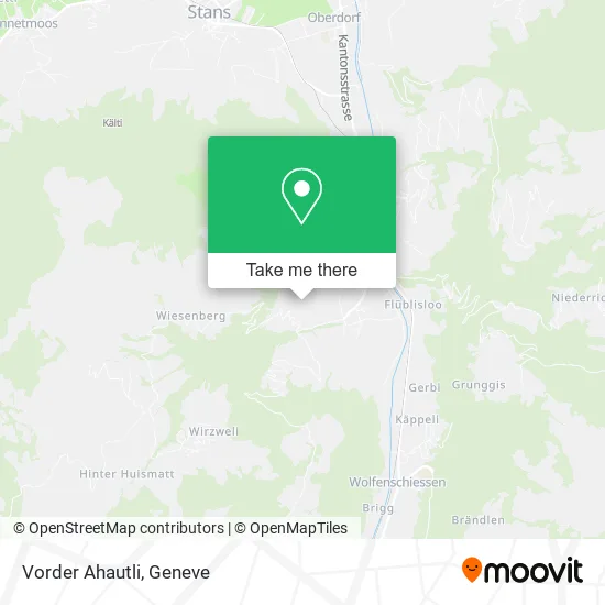 Vorder Ahautli map