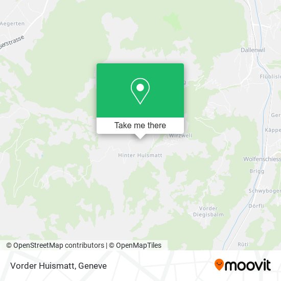 Vorder Huismatt map