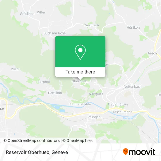 Reservoir Oberhueb map
