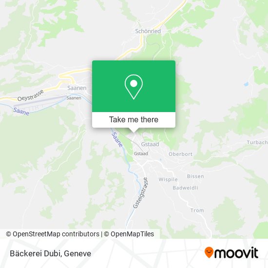 Bäckerei Dubi map