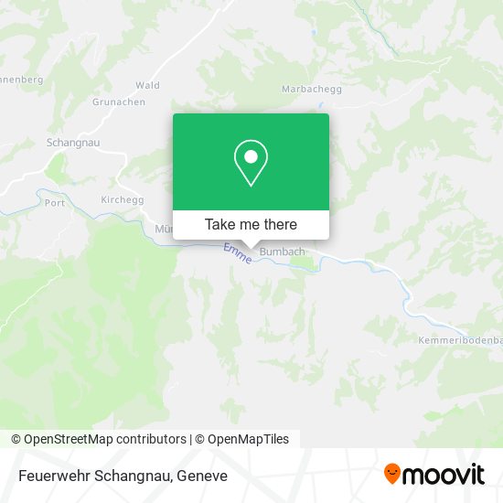 Feuerwehr Schangnau map