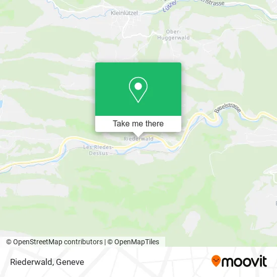 Riederwald map