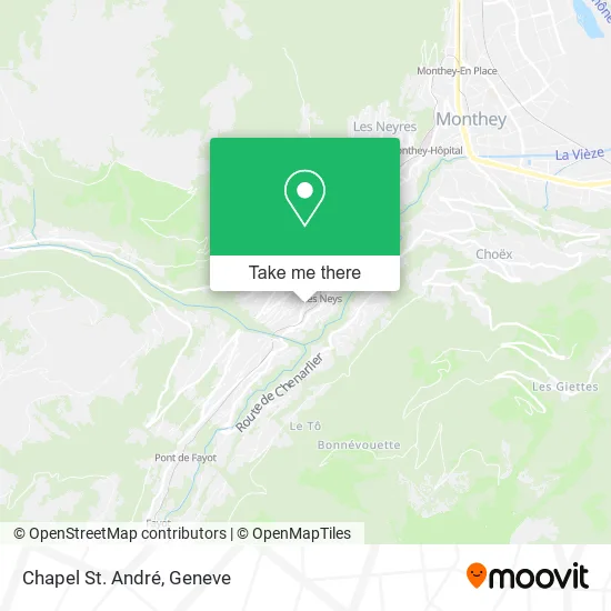 Chapel St. André map