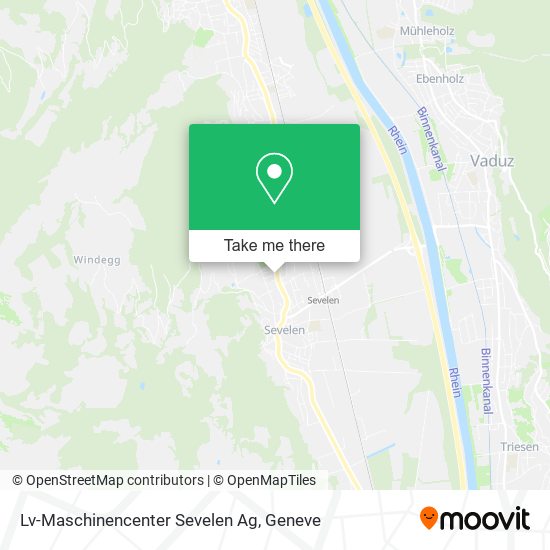 Lv-Maschinencenter Sevelen Ag map