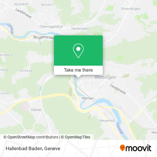 Hallenbad Baden map