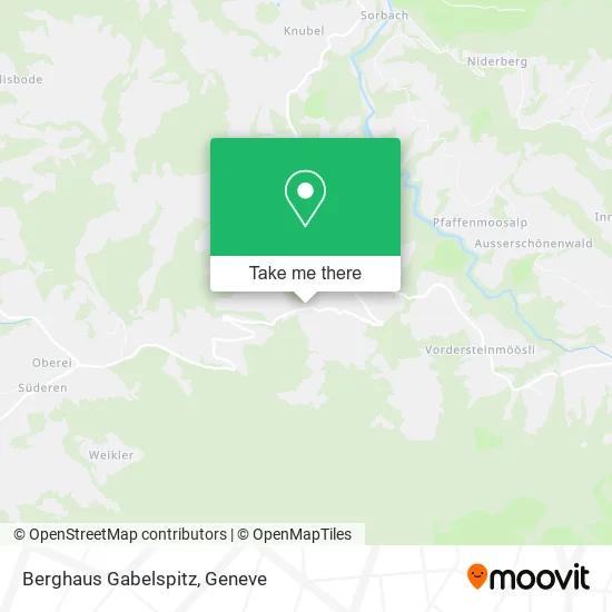Berghaus Gabelspitz map
