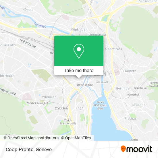 Coop Pronto map