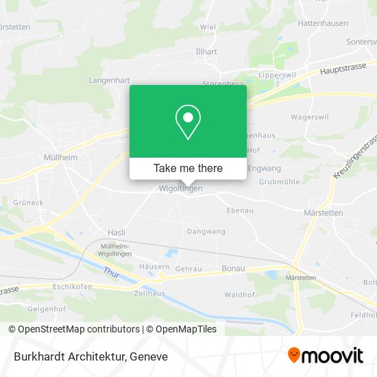 Burkhardt Architektur map