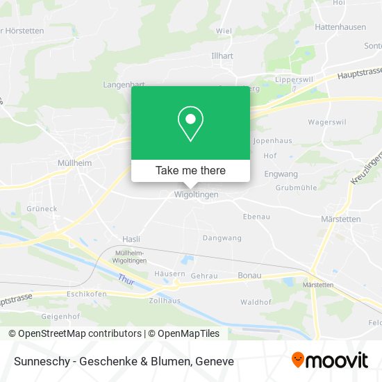 Sunneschy - Geschenke & Blumen map