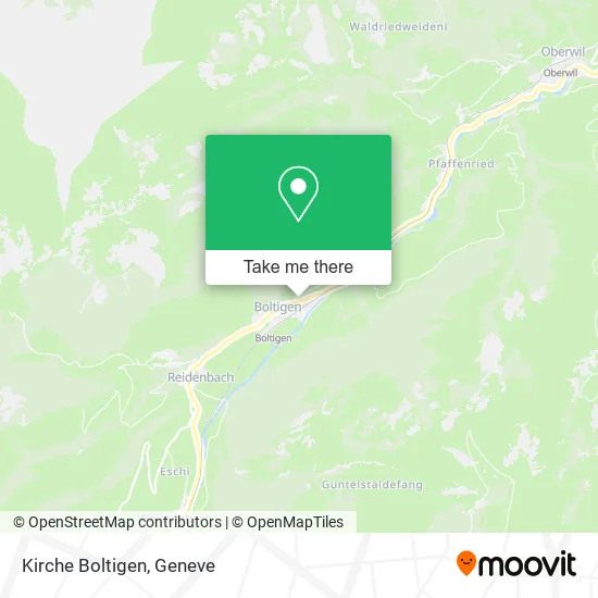 Kirche Boltigen map