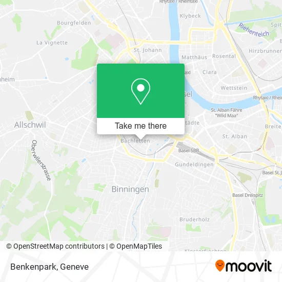 Benkenpark map