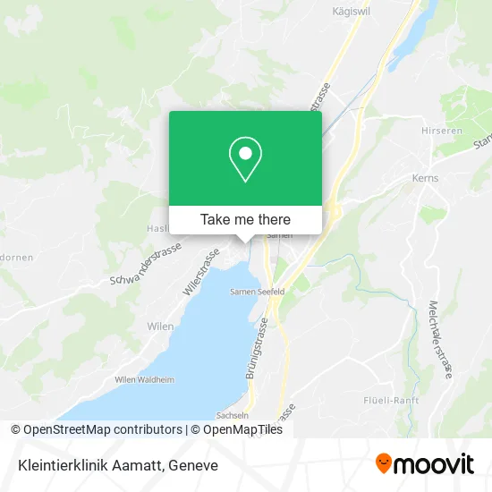 Kleintierklinik Aamatt map