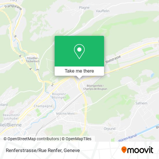 Renferstrasse/Rue Renfer map