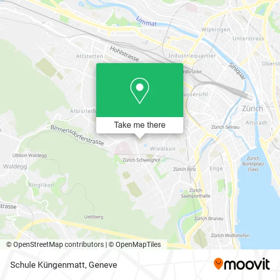 Schule Küngenmatt map