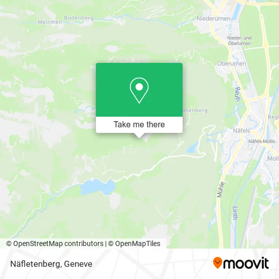 Näfletenberg map