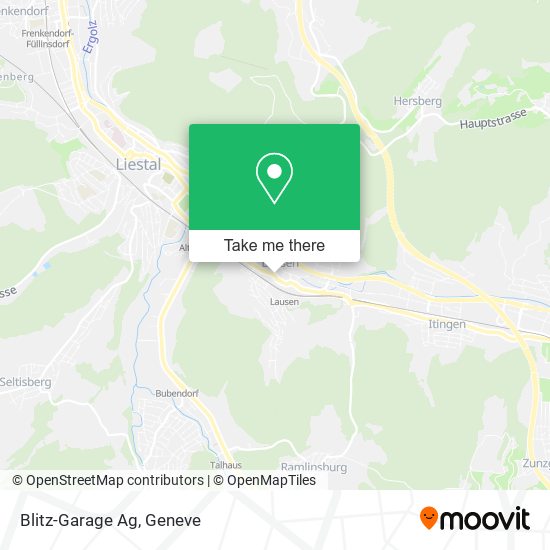 Blitz-Garage Ag map
