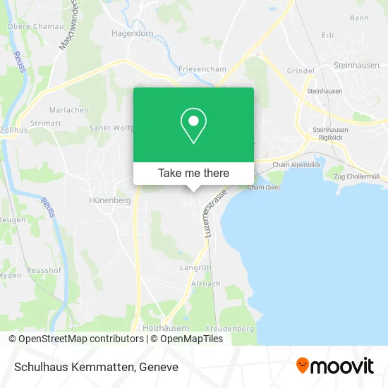 Schulhaus Kemmatten map