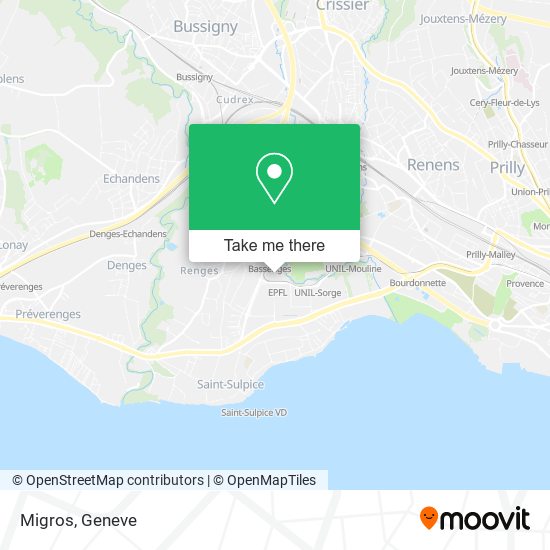 Migros map