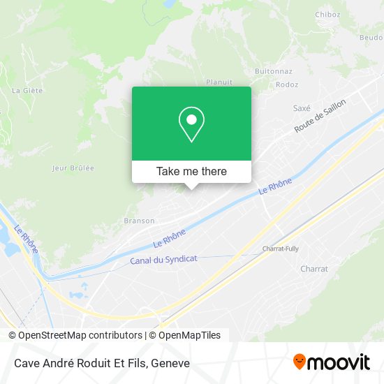 Cave André Roduit Et Fils map
