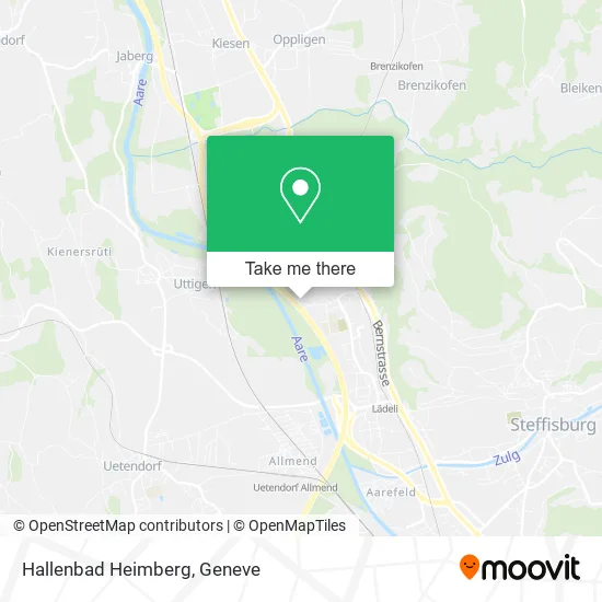 Hallenbad Heimberg map