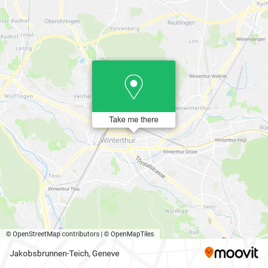 Jakobsbrunnen-Teich map