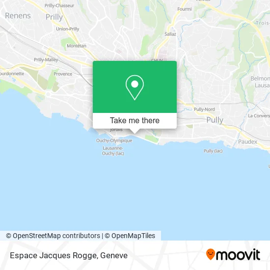 Espace Jacques Rogge map