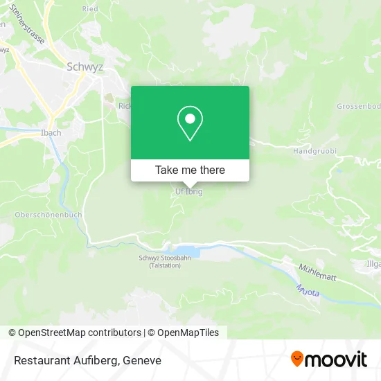 Restaurant Aufiberg map