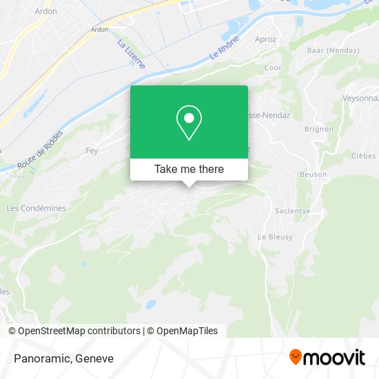 Panoramic map