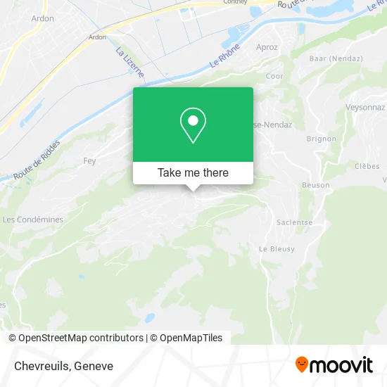 Chevreuils map
