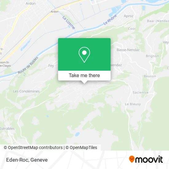 Eden-Roc map