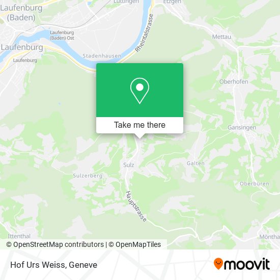 Hof Urs Weiss map