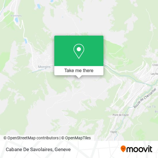 Cabane De Savolaires plan