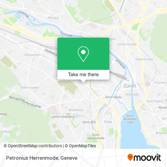 Petronius Herrenmode map