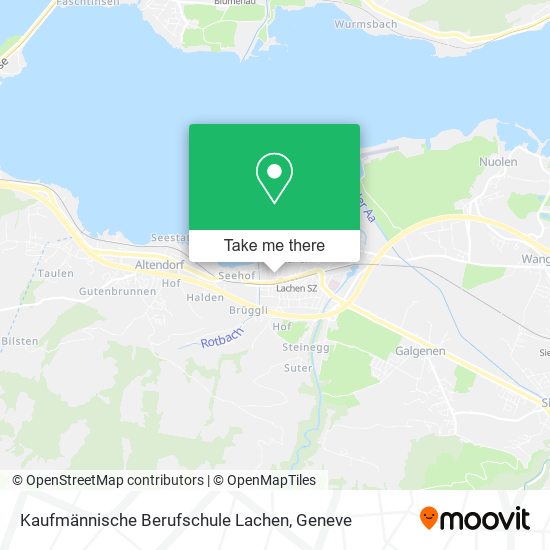 Kaufmännische Berufschule Lachen map
