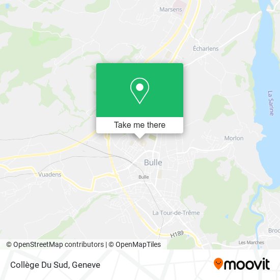 Collège Du Sud map