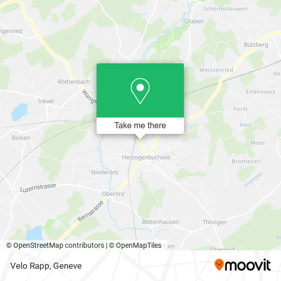 Velo Rapp map
