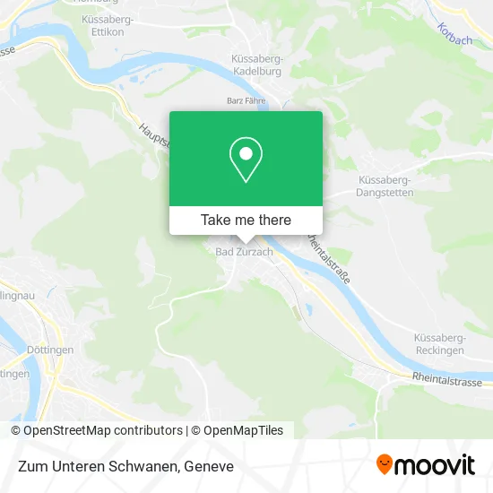 Zum Unteren Schwanen map