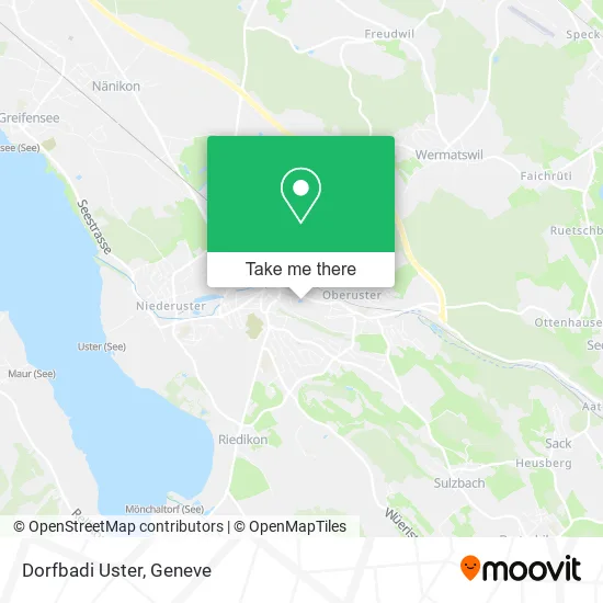 Dorfbadi Uster map