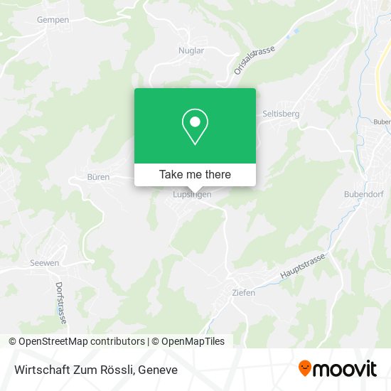 Wirtschaft Zum Rössli map