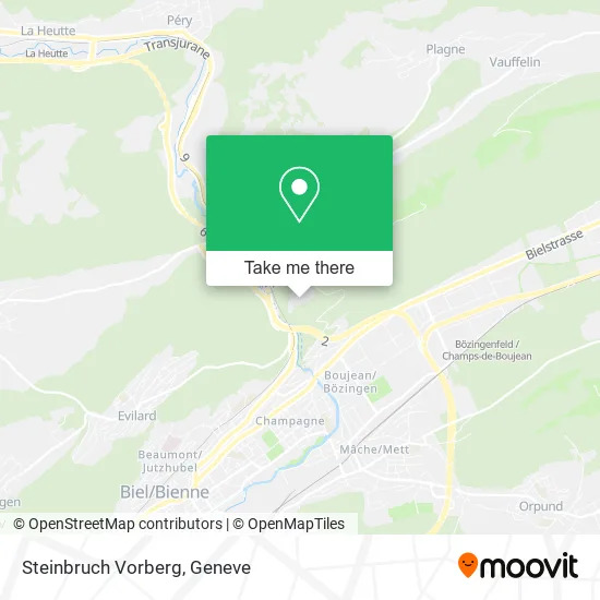 Steinbruch Vorberg map