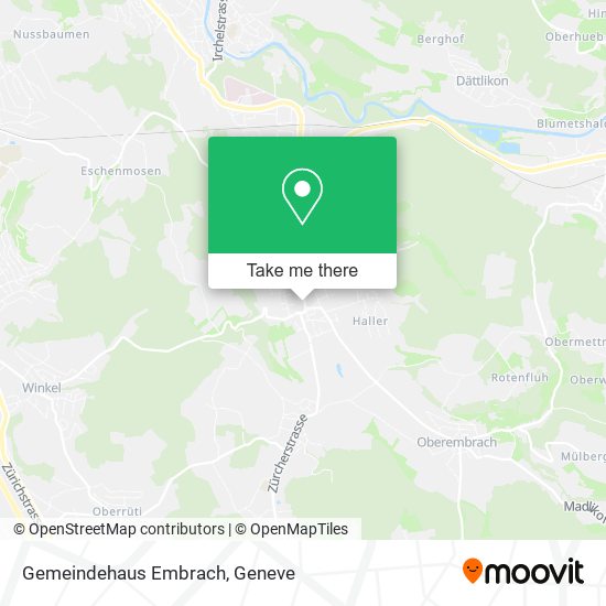 Gemeindehaus Embrach map