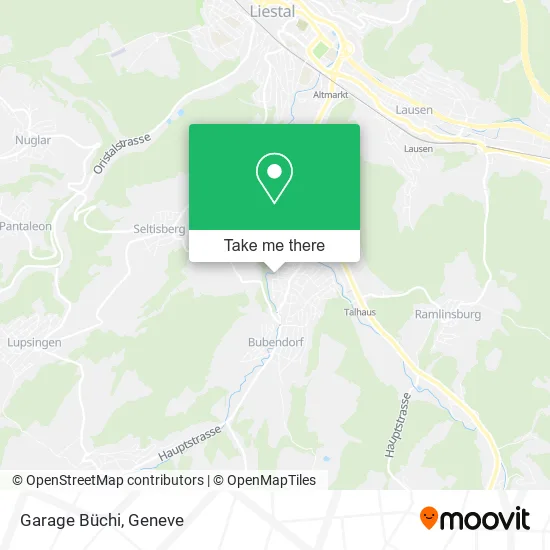 Garage Büchi map