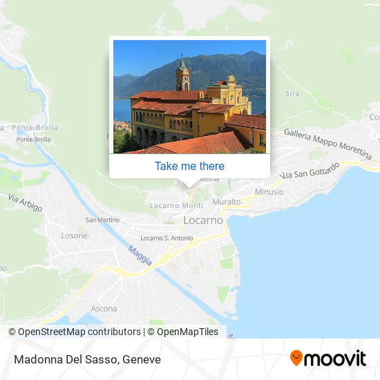 Madonna Del Sasso map