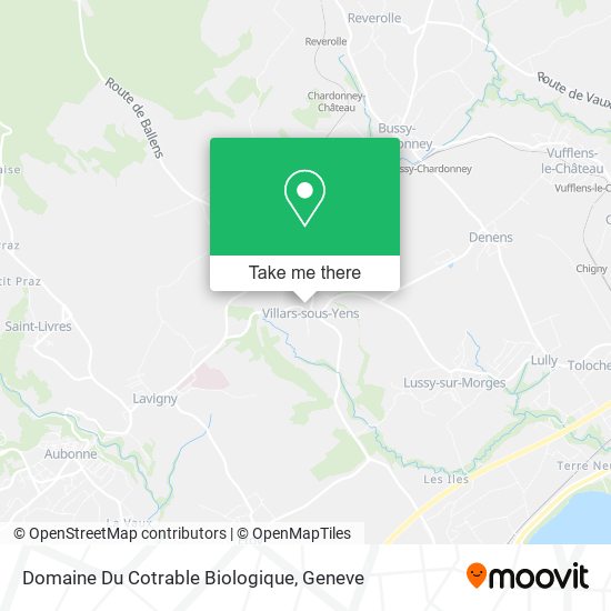 Domaine Du Cotrable Biologique map