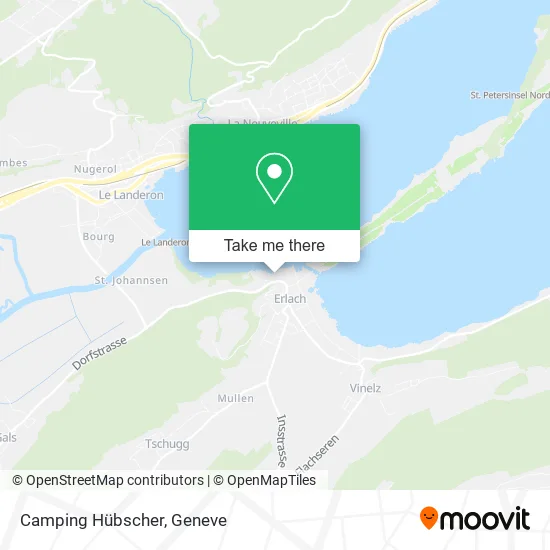 Camping Hübscher map