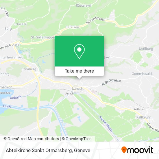 Abteikirche Sankt Otmarsberg map